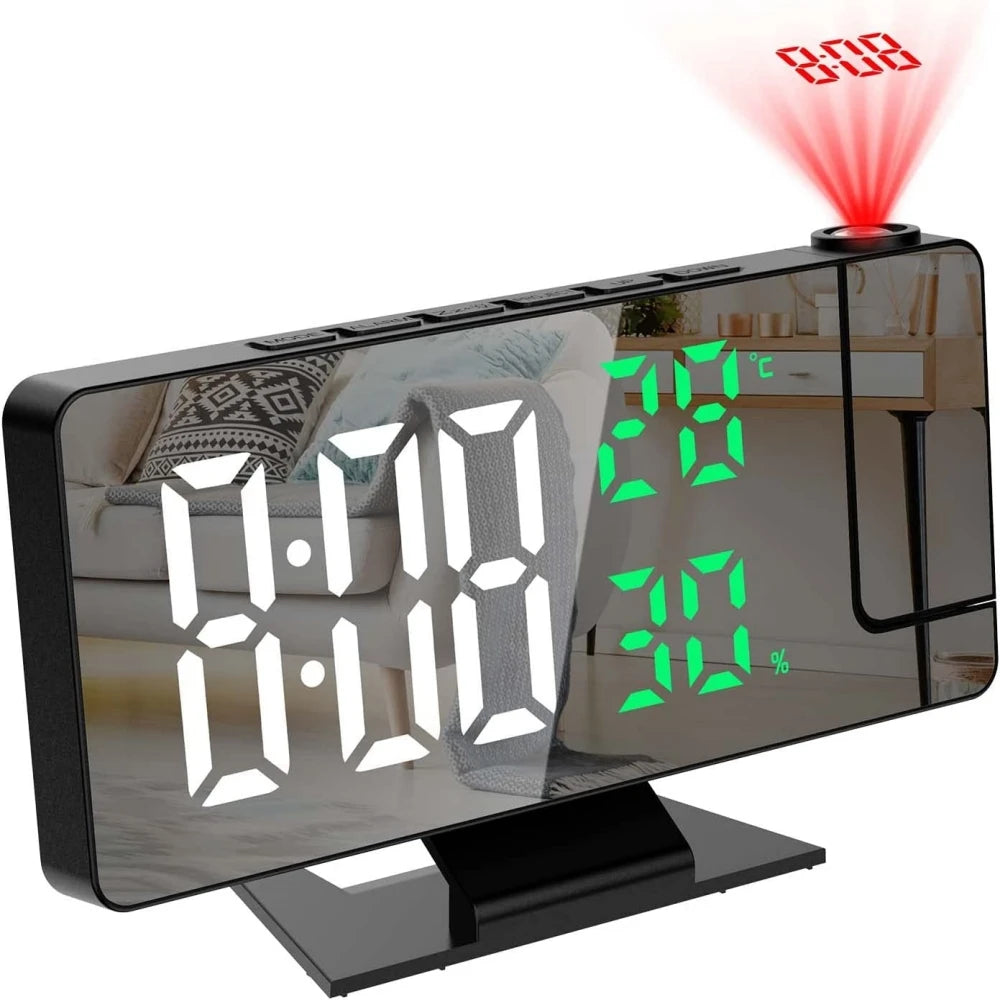 Digital Alarm Clock , USB Projector LED Clock
